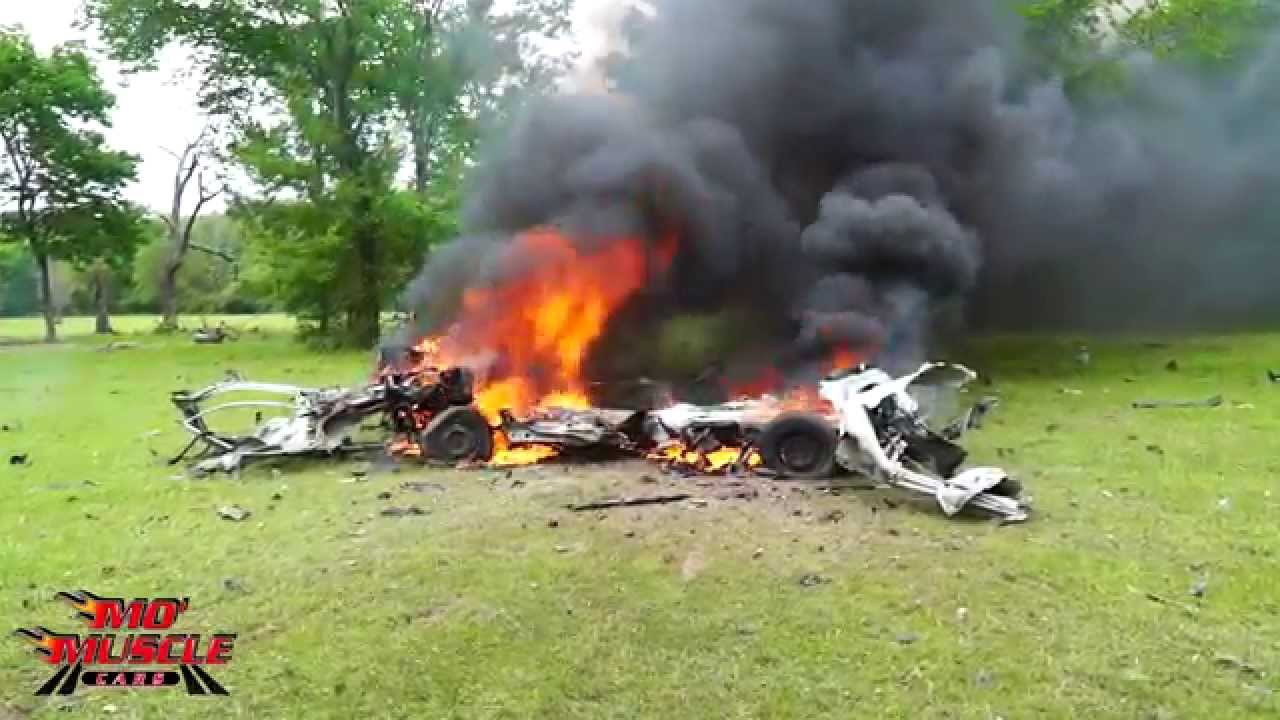 HUGE EXPLOSION and Machine Guns!! With the Mo' Muscle Car Crew!!!