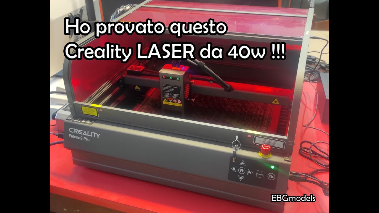 Creality Falcon2 PRO:  Il Laser da 40W   POTENZA pura!