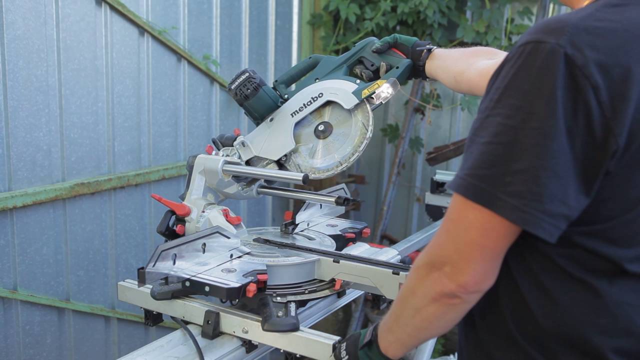 Видео: Пила торцовочная Metabo KGSV 72 Xact SYM