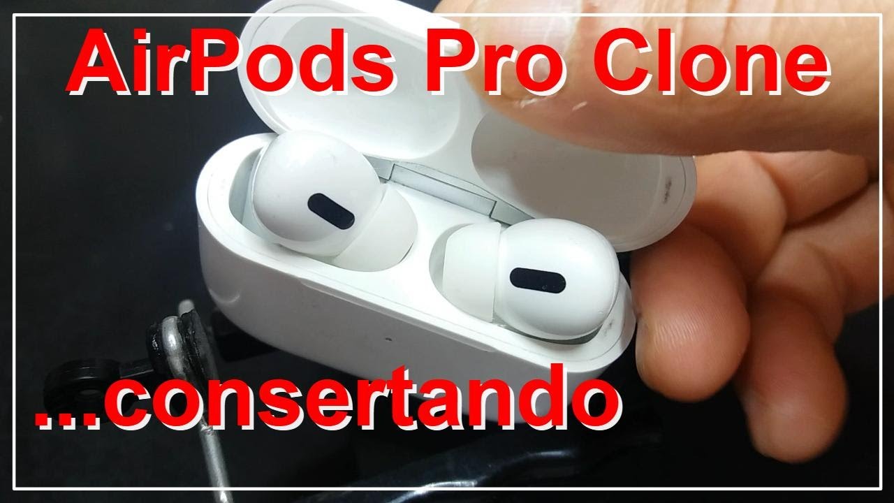 Consertando Airpods Pro Clone que não carrega.
