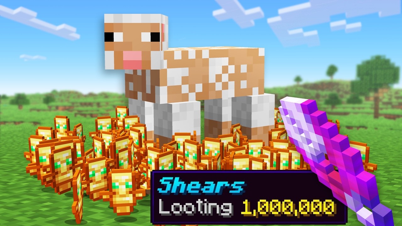 Minecraft, But I Can Looting Anything...