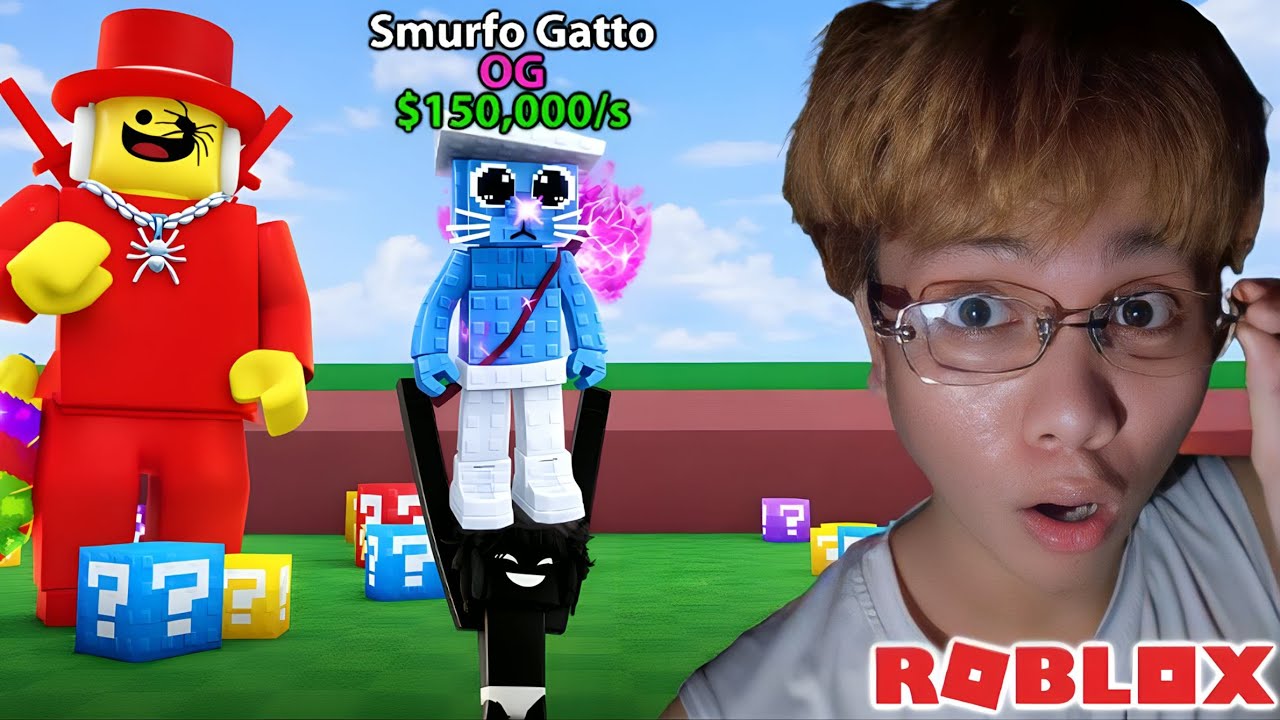 Break A Lucky Block - I Got The OG SMURFO GATTO