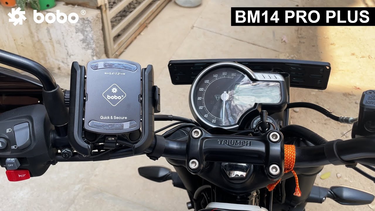 BOBO BM14 PRO PLUS Quick Release with PRO PLUS Vibration Damper Installation