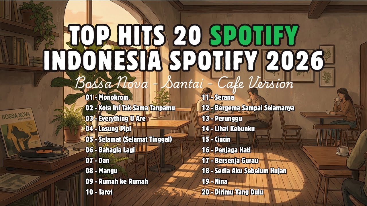20 Top Hits Spotify Indonesia 2025–2026 | Bossa Nova Cover Santai