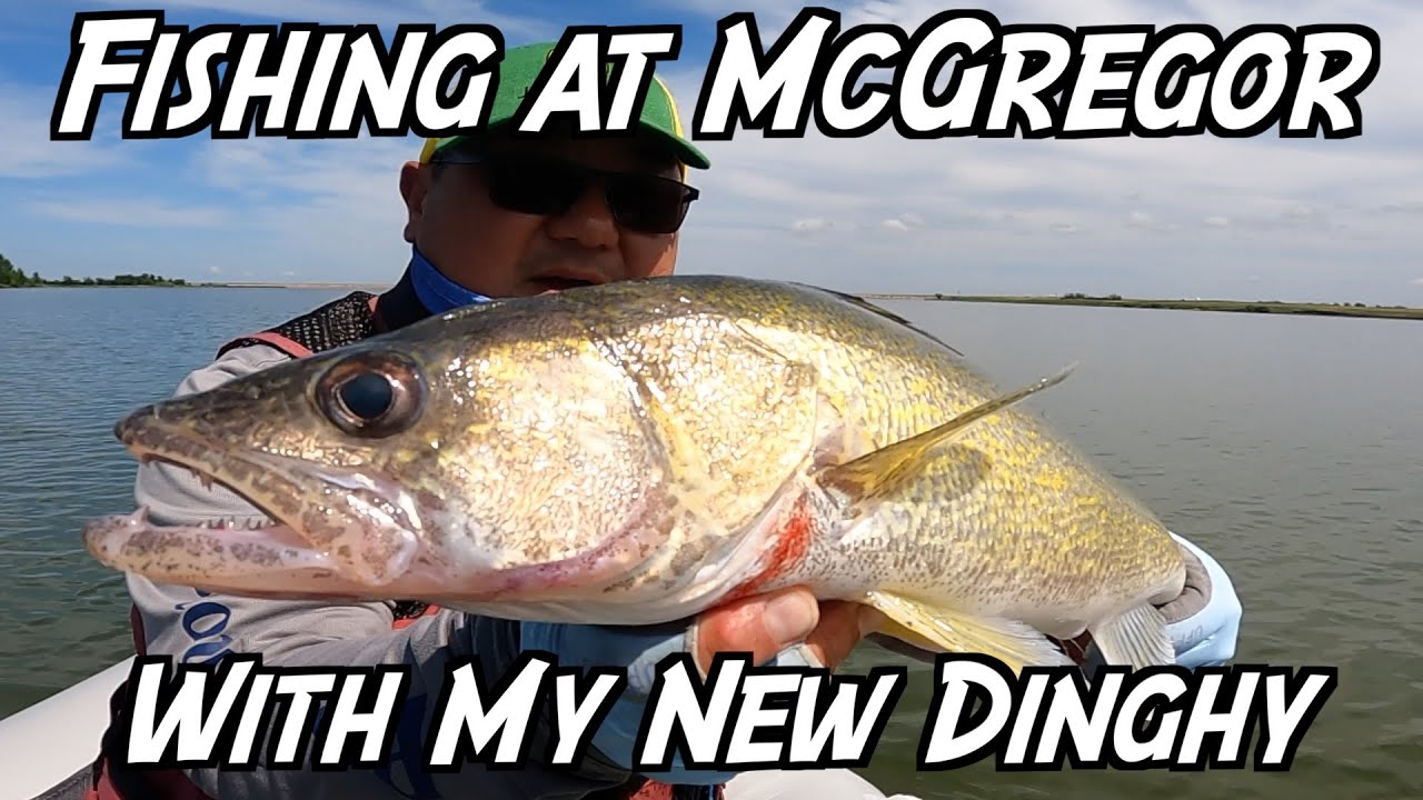 Fishing at McGregor with my new dinghy.
