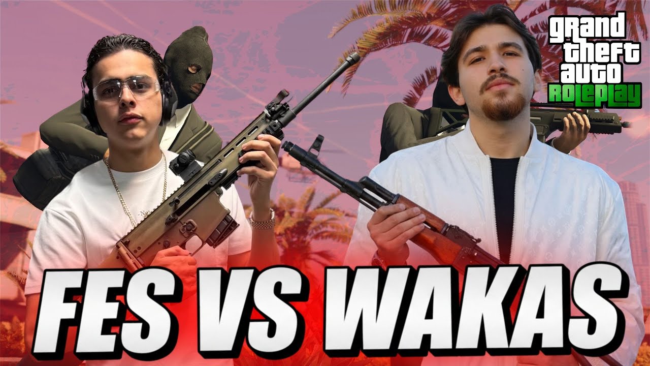 LONCHE Y WILLITO EN GUERRA EN GTA ROLEPLAY | (FES VS WAKAS)