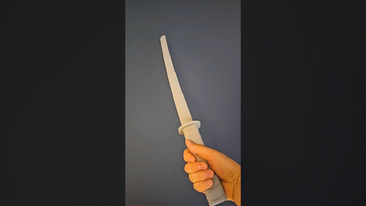 3D printed Collapsing Katana