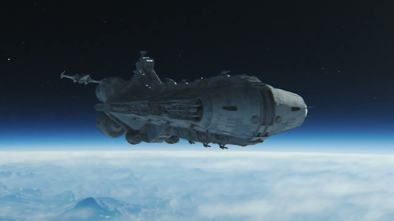 Star Wars NEW REPUBLIC: Home One & Pelta Escort - Blender 3D Animation (4K Cinematic)
