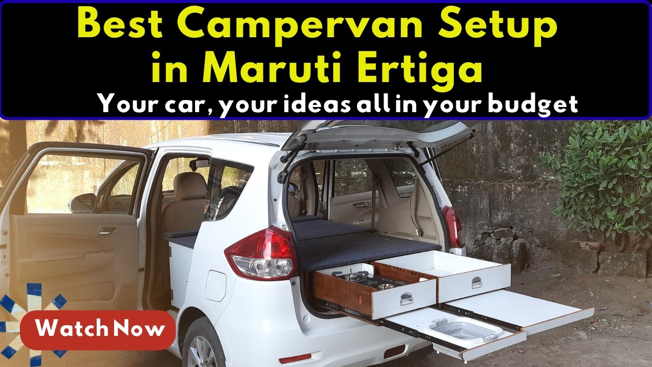 Преображение автодома Ertiga | Элегантная кровать и кухня | Красивый караван - мини-дом #rv