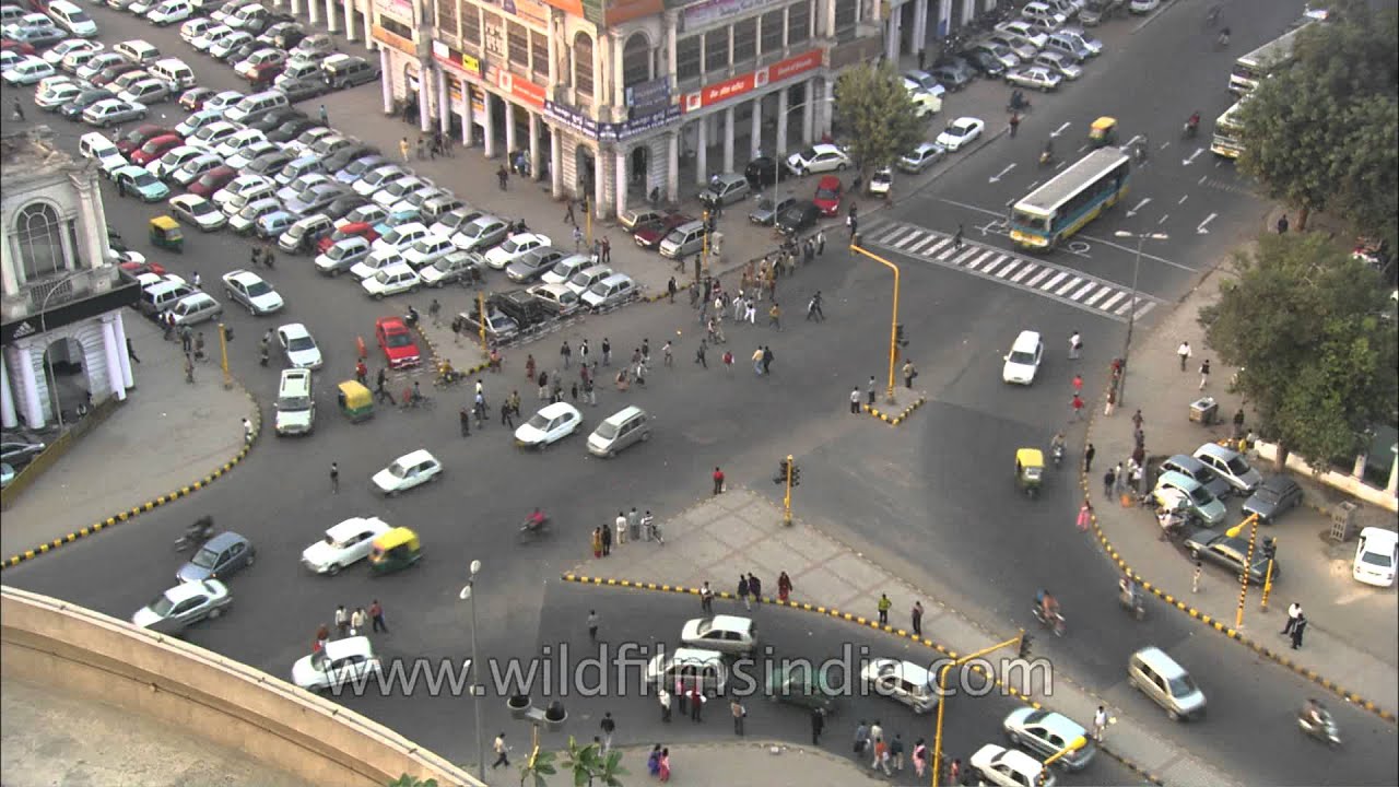 Quadrivium traffic at Rajiv Chowk!