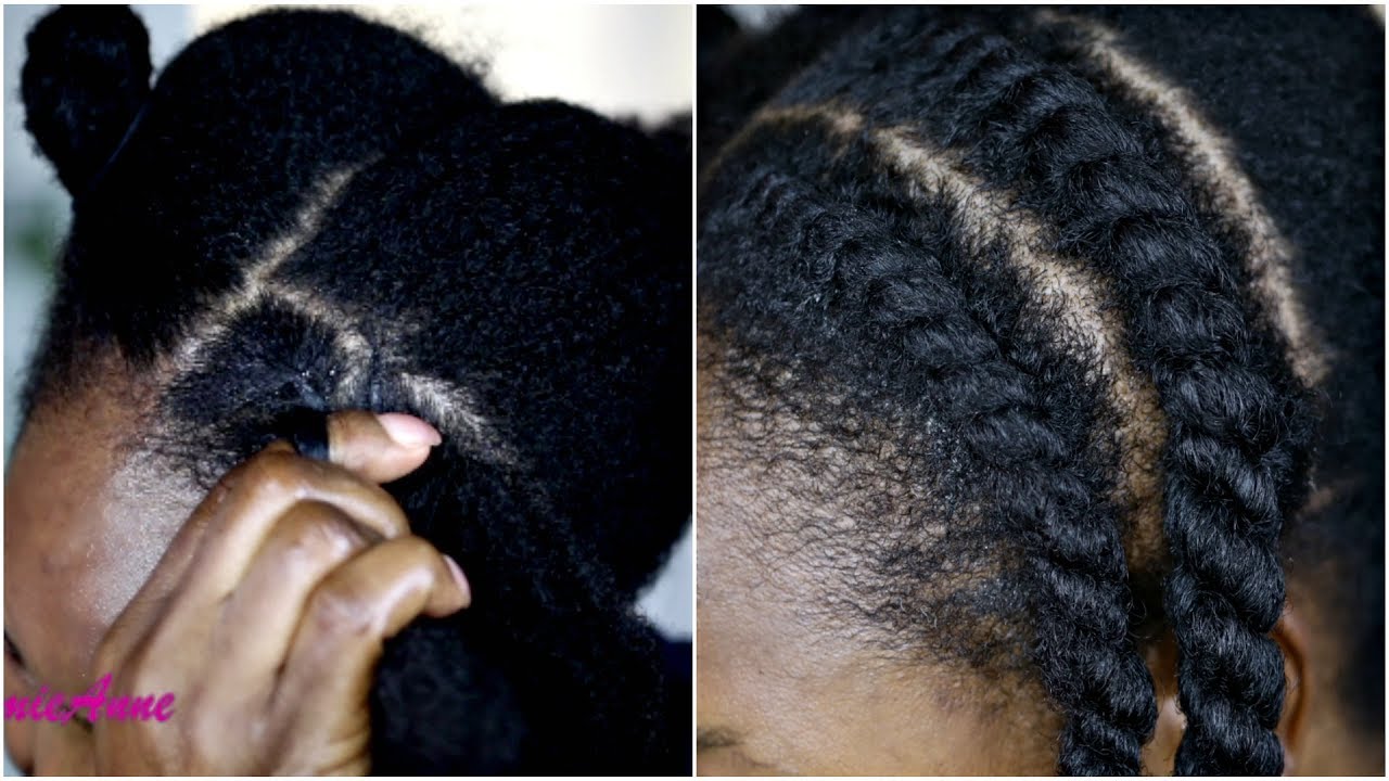 How to Flat Twist Natural Hair | Flat Twist Tutorial | 4C Hair | JumieAnne