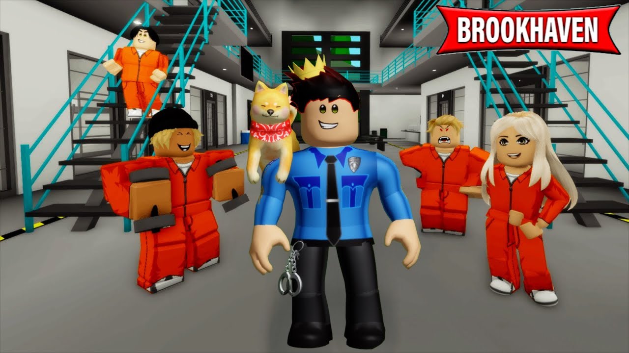 Le Meilleur GARDE DE PRISON de BROOKHAVEN RP Roblox…