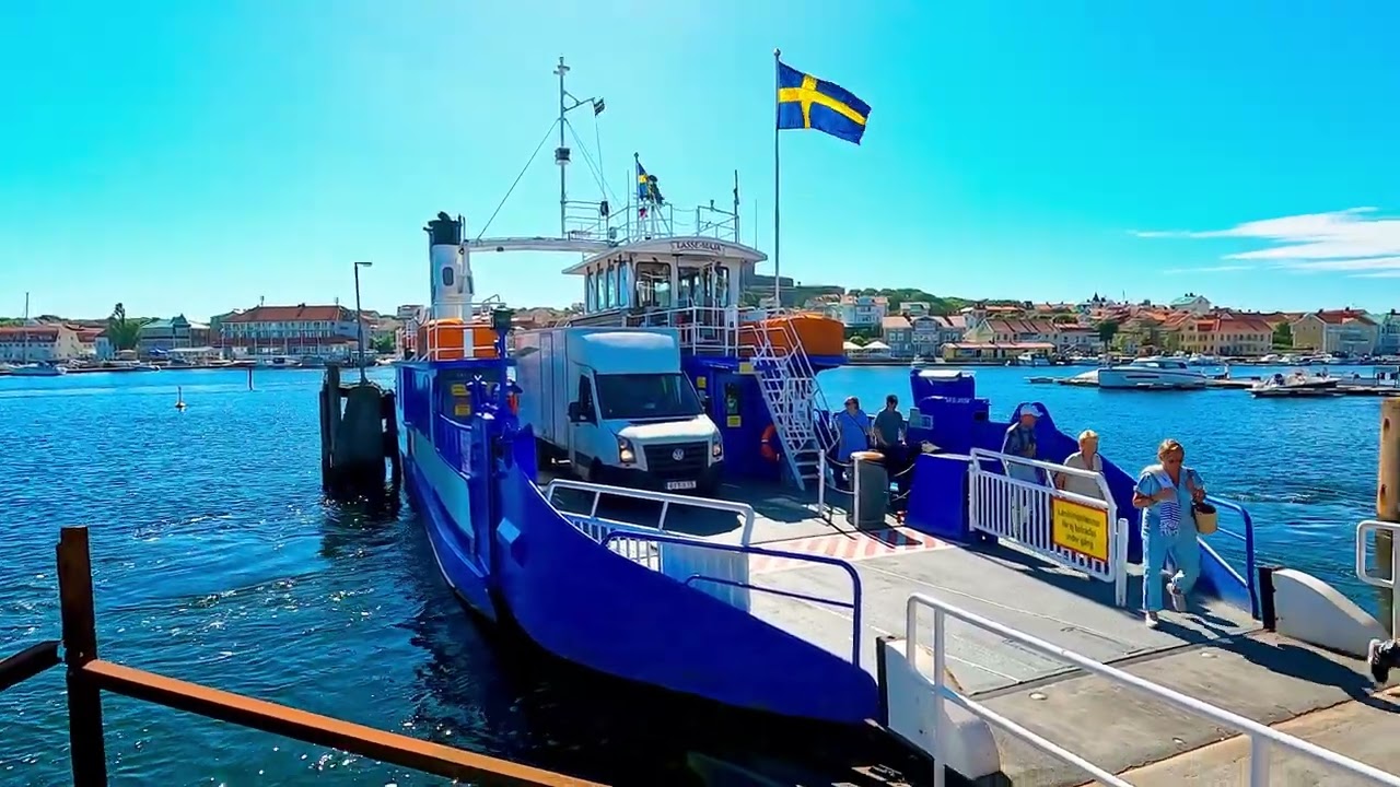 Marstrand's ferry location boats come boats go 4k