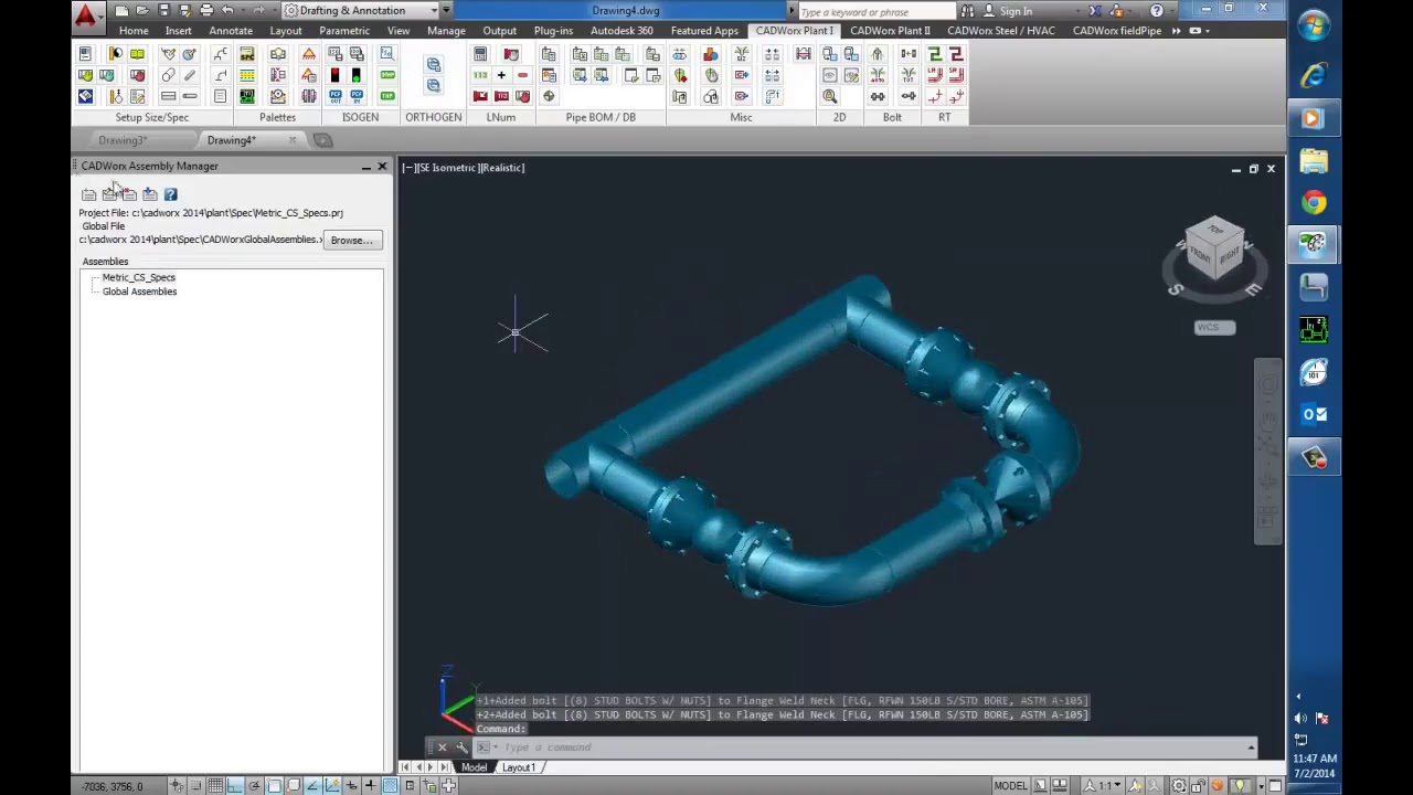 CADWorx Assembly . 3D