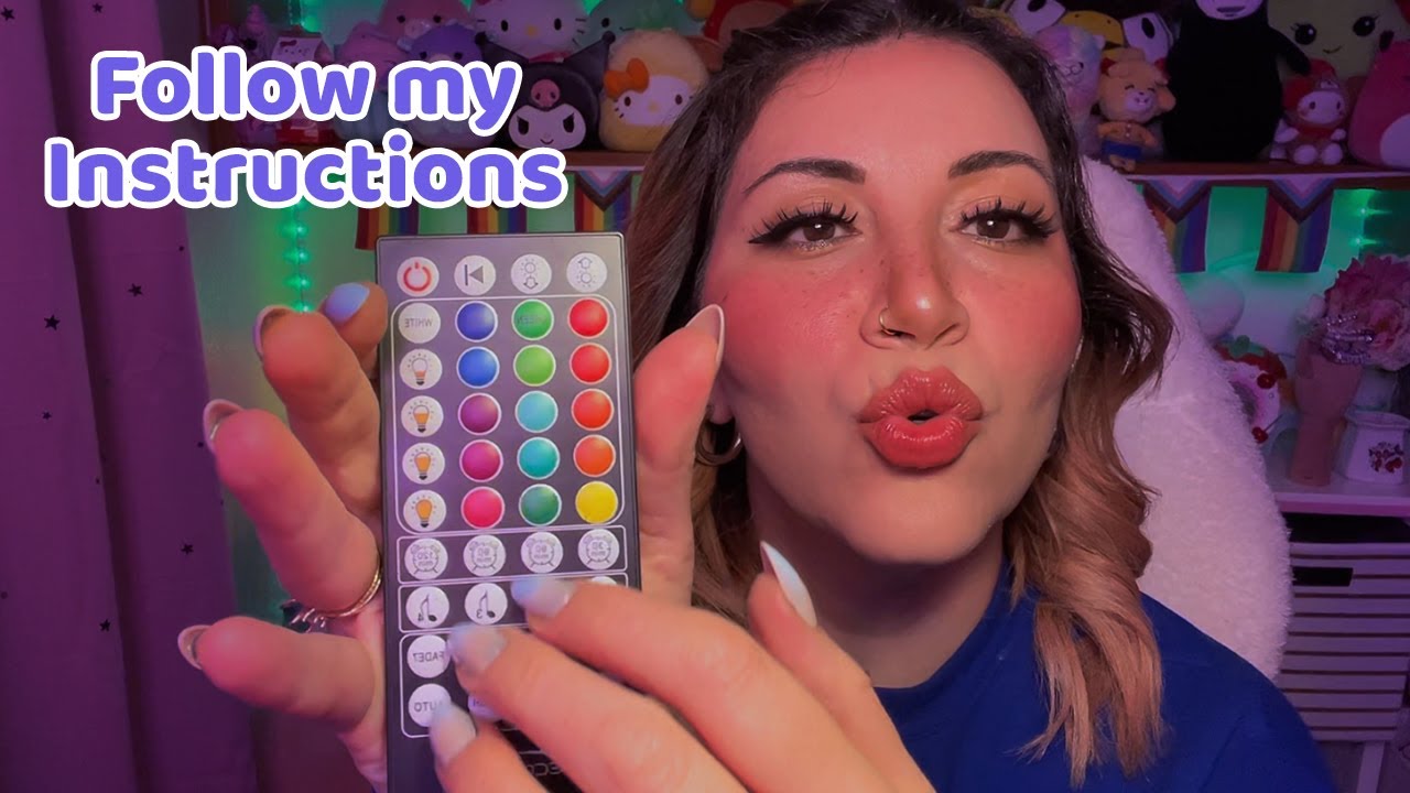ASMR - Follow My Instructions But With Eyes Closed Halfway