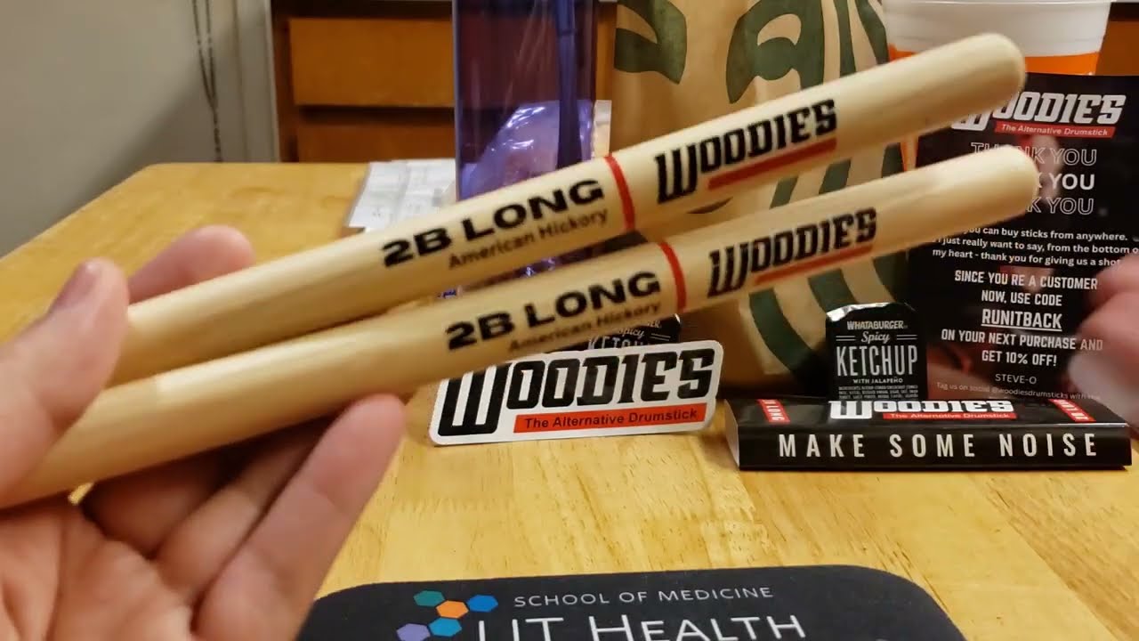 Unboxing: Woodies Drumsticks 2B Long