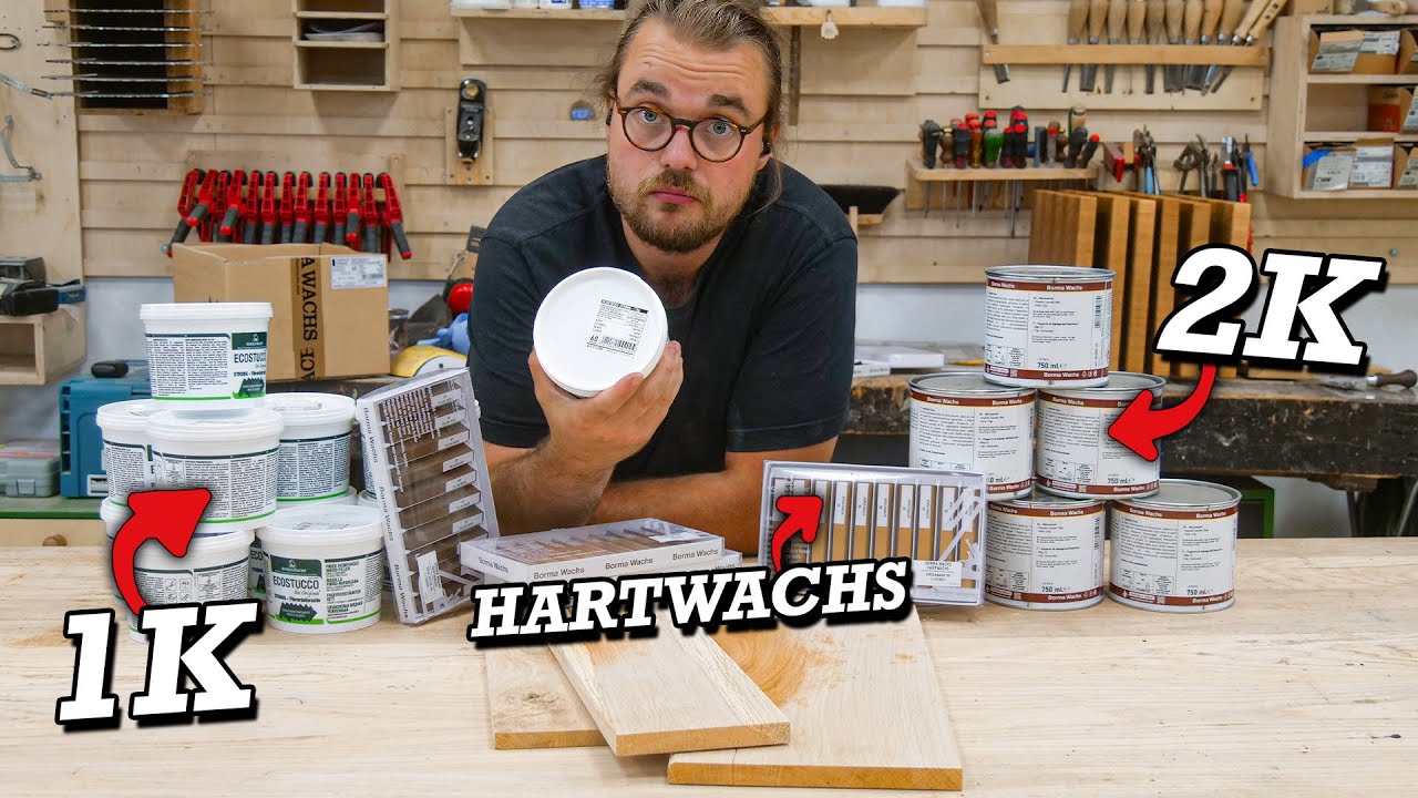 Astlöcher und Fehler im Holz - Kein Problem mit dem richtigen Holzkitt!