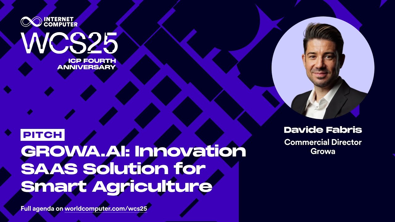 GROWA.AI: Innovation SAAS Solution for Smart Agriculture | WCS25 Pitch