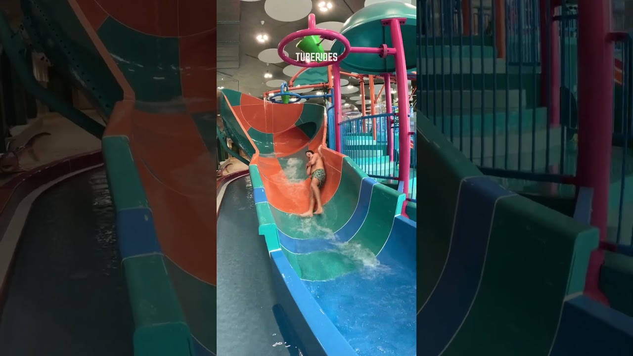 Would You Ride This Glass Funnel Water Slide? #shorts #poland