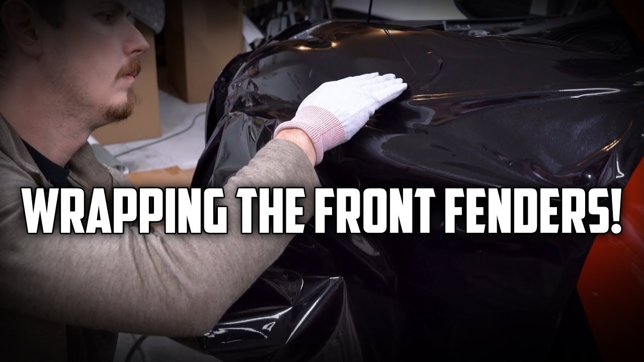 Wrapping the NC Miata front Fenders and Hood.