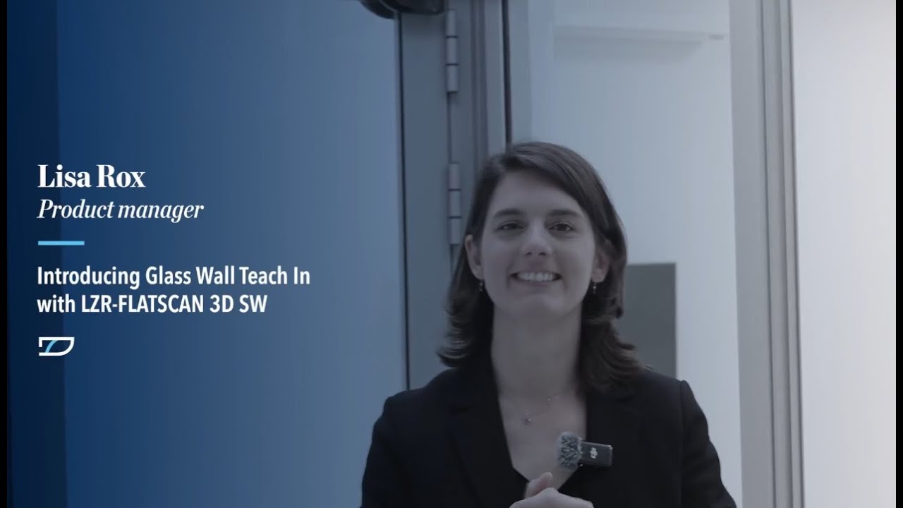 LZR-FLATSCAN 3D SW - Introducing Glass Wall Teach In (Know How)
