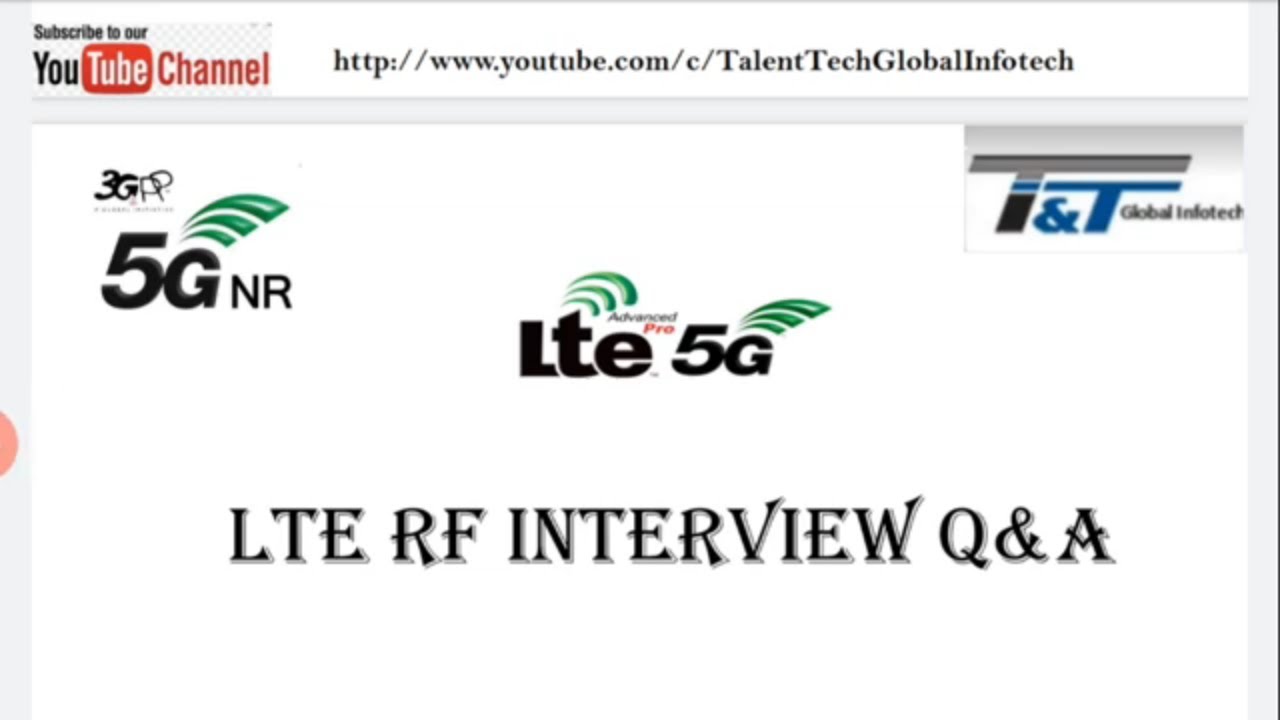 Top LTE RF Interview_ Question and Answer