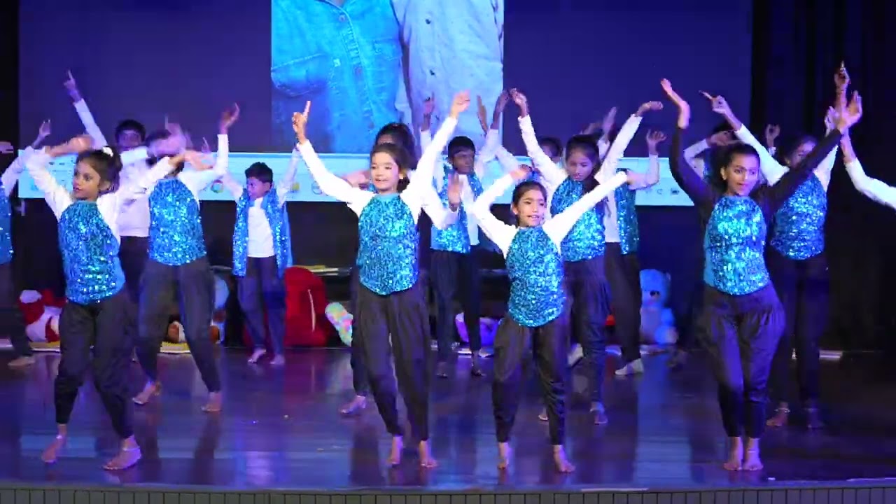 Sree Manjunath Vidyalaya, Magadi Road, B-23, School Day Dance 2026 6th B boys&girls Father Theme
