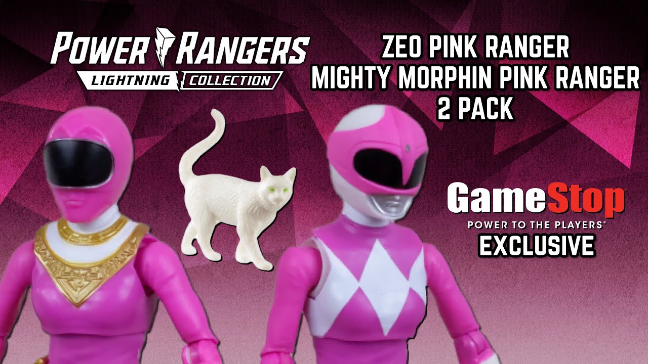 Power Rangers Lightning Collection- Zeo Pink Ranger & MMPR Pink Ranger 2 Pack! (GameStop Exclusive)