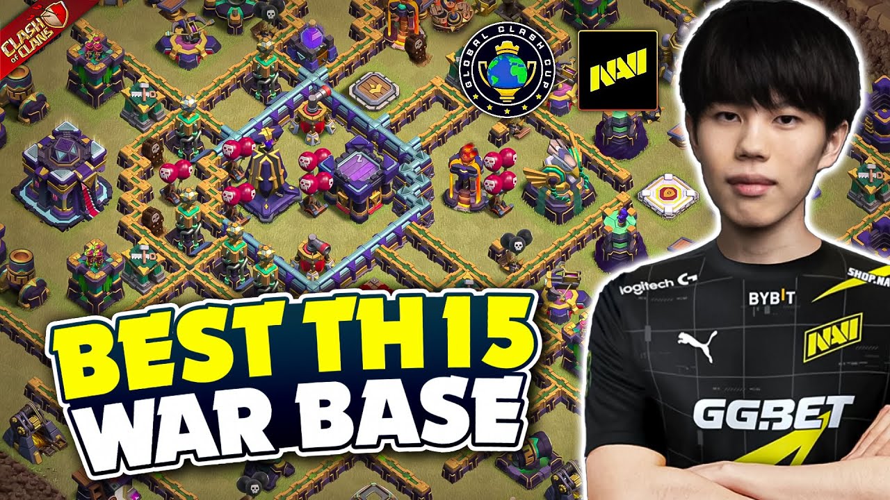 NAVI Kazuma TH15 War Base Anti 3 Star Defended against SUPERIOR EATER in GC Cup | Clash of Clans