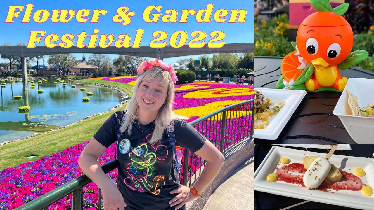 EPCOT Flower & Garden Festival 2022! New Food, Butterfly Garden, Topiaries, Orange Bird, New Merch!