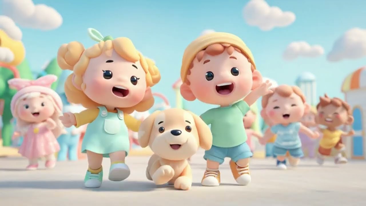 My Little Puppy 🐶 | Cute Nursery Rhymes for Kids & Toddlers #babyrhymes #kidspoem