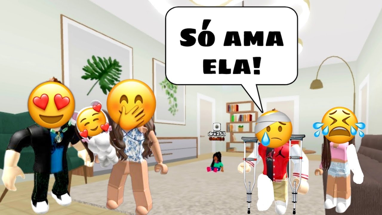 HISTÓRIA ROBLOX - Os pais que só gostam da filha mais nova!