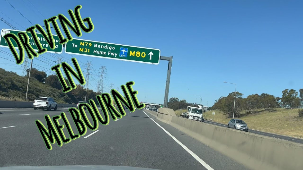 Driving in Melbourne - A good moment to ride on M80. Holidays is coming, traffic is going away!