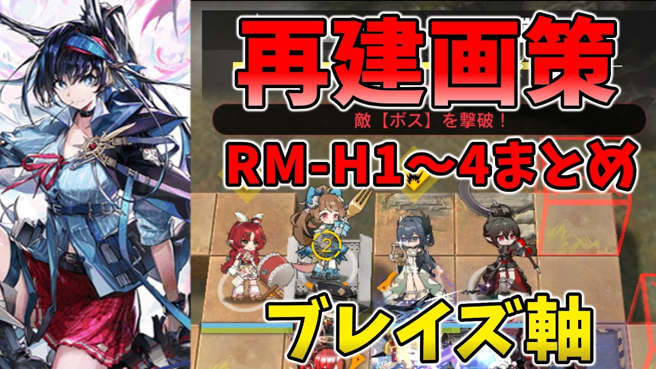 【再建画策】RM-H1～4まとめ（ブレイズ軸）【アークナイツ】