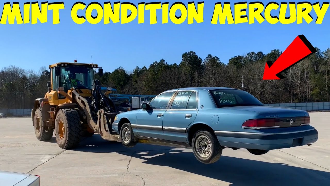 WINNING A MINT CONDITION 1993 MERCURY GRAND MARQUIS WITH LOW MILES FROM THE INSURANCE AUCTION!