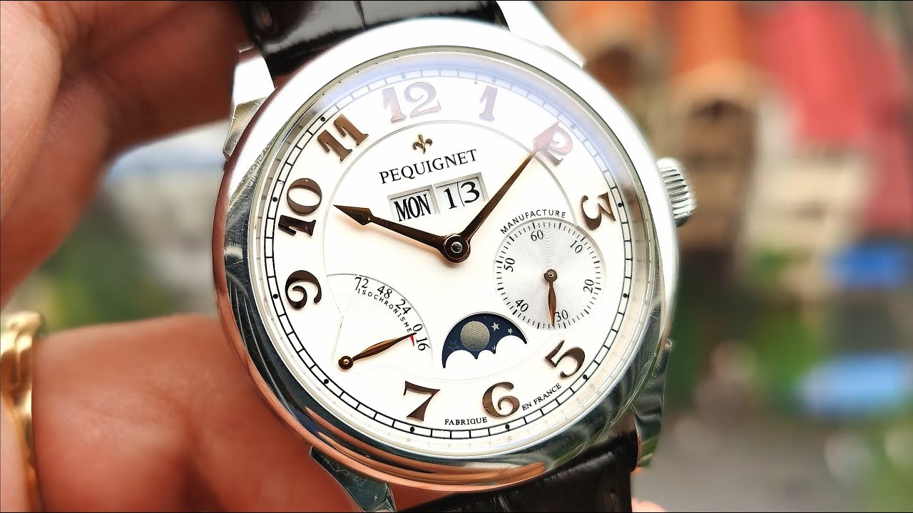 [Đẳng cấp Pháp] Pequignet Paris Calibre Royal Moonphase Limited Edition 900743 | ICS Authentic