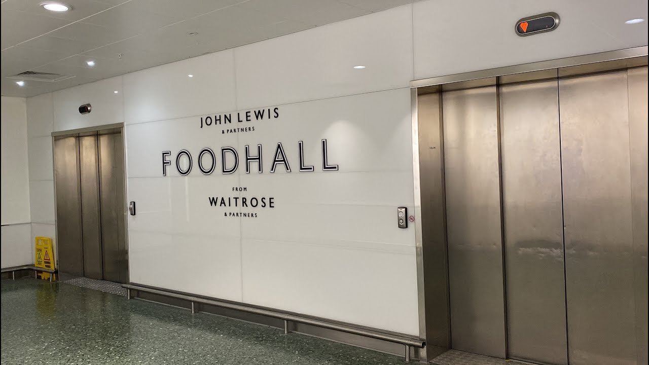 2008 KONE MonoGoods Lifts at Waitrose in John Lewis, Bluewater