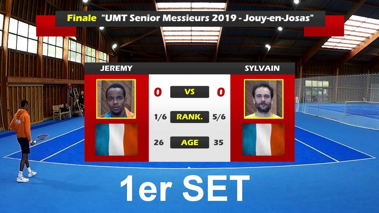Jeremy (1/6) vs Sylvain (5/6) - UMT Senior Jouy-en-Josas - Finale - 1er set -  28/04/2019