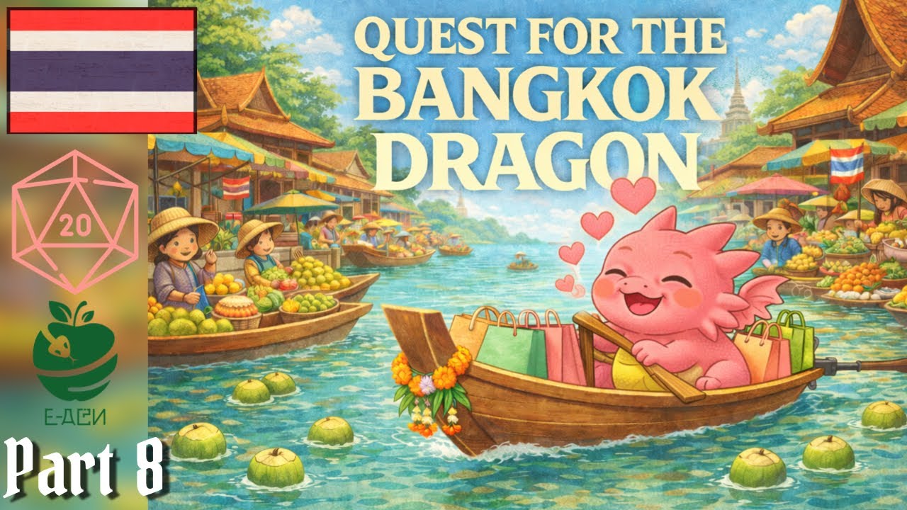 Visit Thailand’s Craziest Markets—Floating Markets and Trains!: Bangkok Dragon RPG Quest. PT. 8 🇹🇭