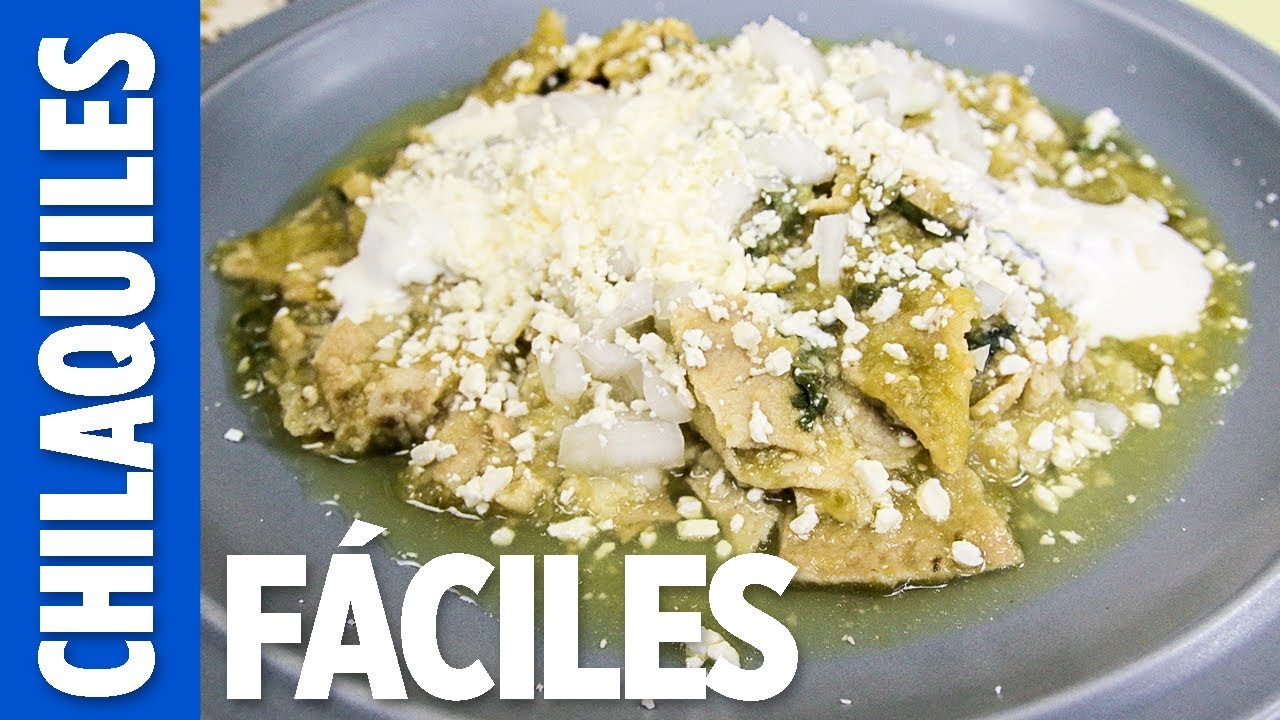 Chilaquiles verdes Fáciles 💜💜💜 Las Recetas de Rosy
