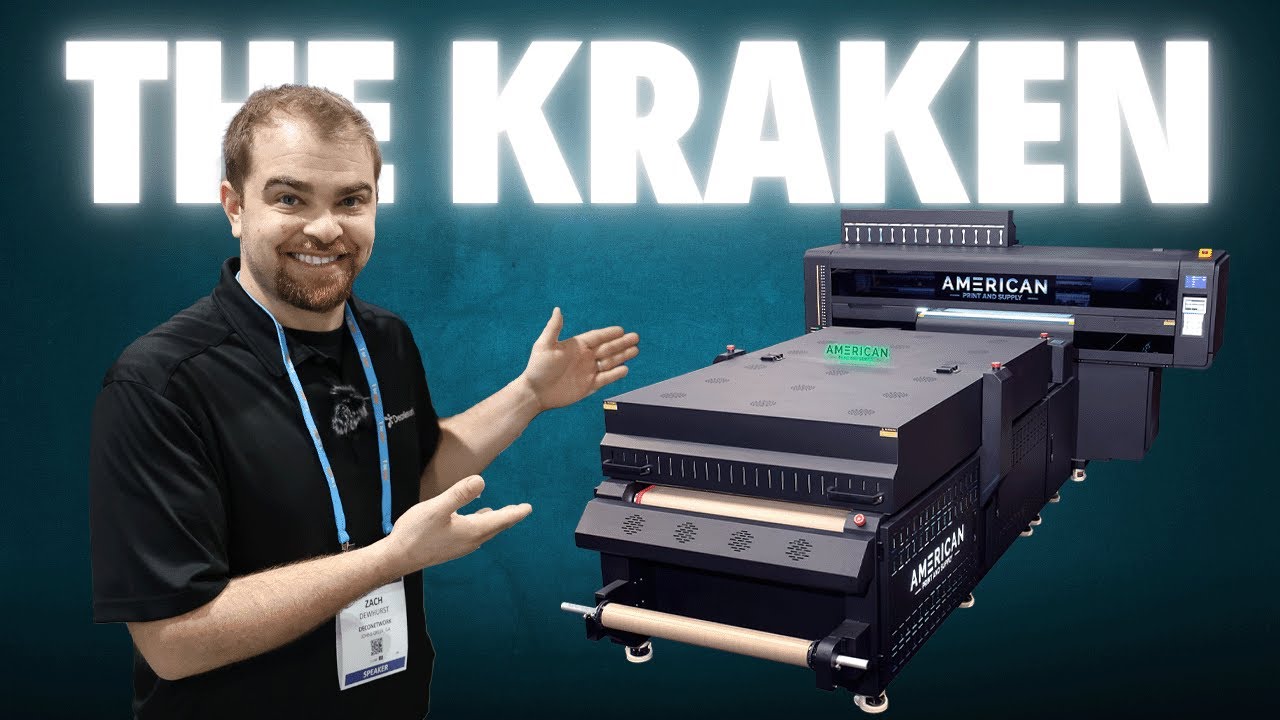 The Future of DTF Printing with the Kraken 8-head 9-Color Machine