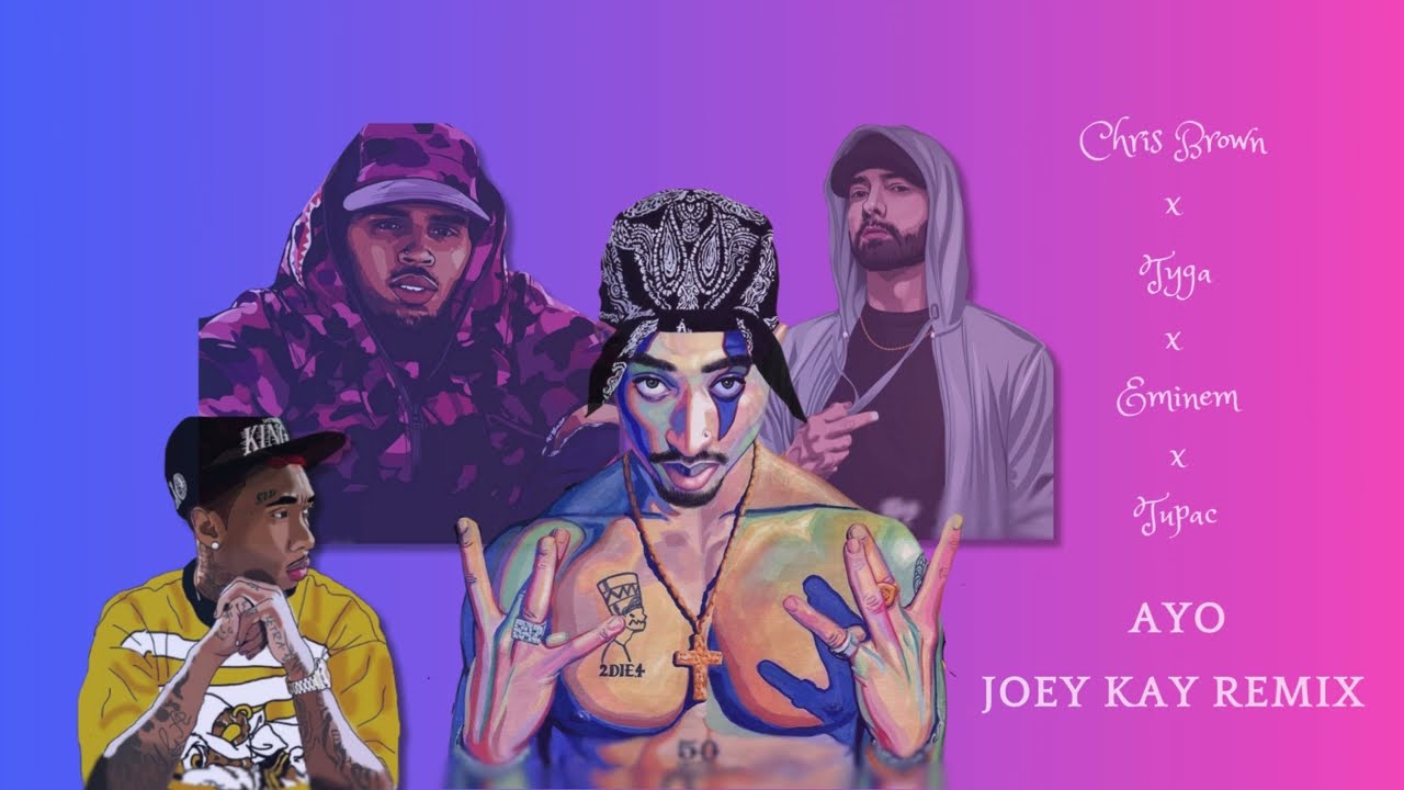 Chris Brown x Tyga x Tupac x Eminem - Ayo (JoeyKay Remix)