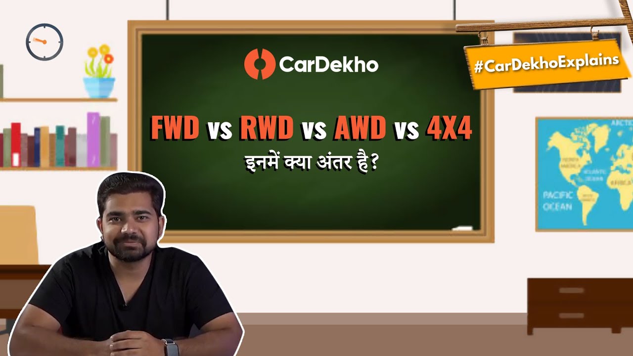 Difference between AWD vs 4x4 vs RWD vs FWD | इनमें क्या अंतर है? #CarDekhoExplains #GyanSimplified
