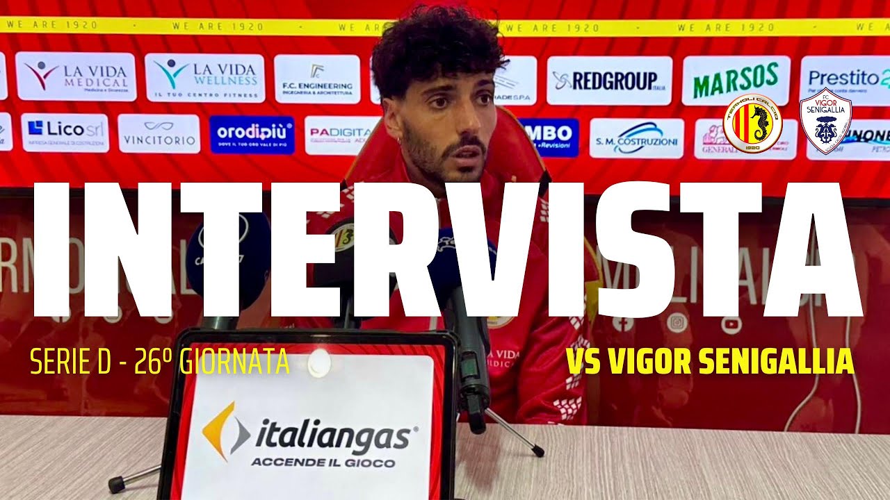 TERMOLI 1920-VIGOR SENIGALLIA 1-1 | INTERVISTA: Giacomo Romano