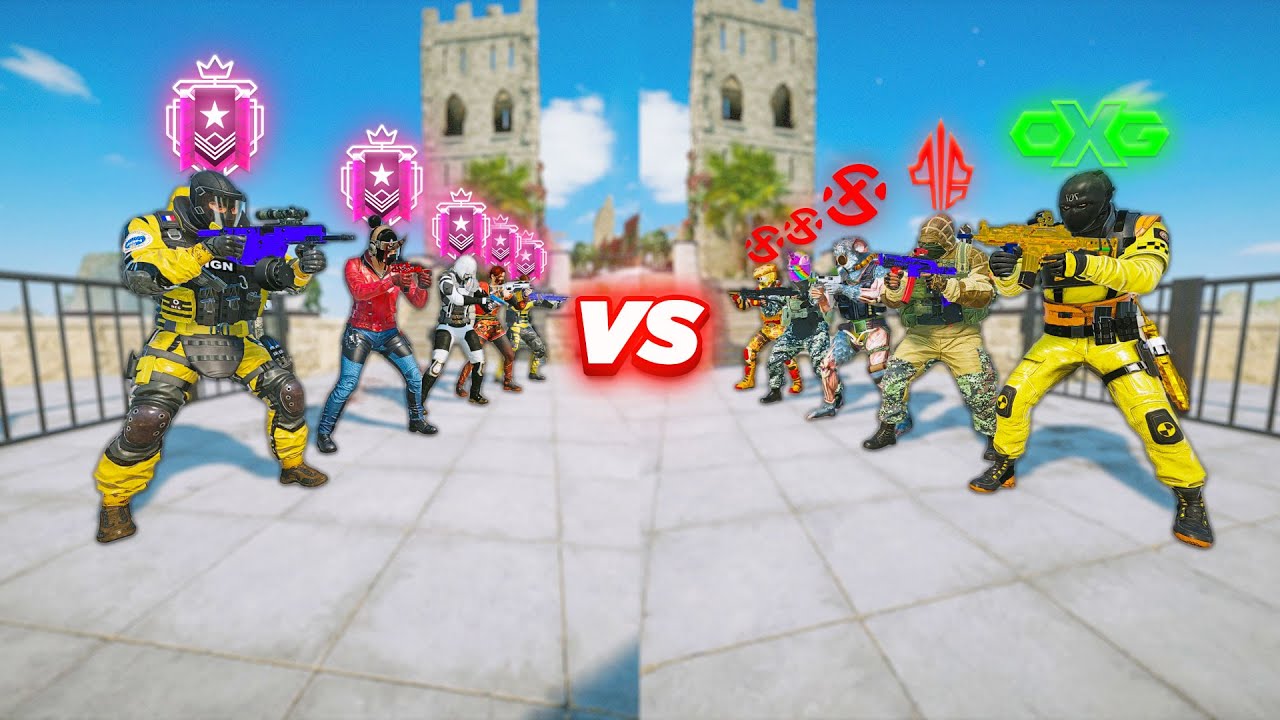 Смогут ли 5 ​​чемпионов победить 5 профессиональных игроков в Rainbow Six Siege? &mdash; Часть 2