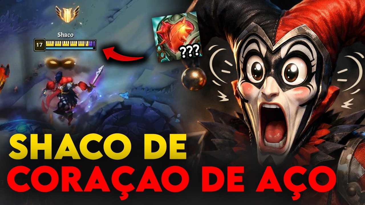 Tentei pegar o M&Aacute;XIMO de Stacks de Cora&ccedil;&atilde;o de A&ccedil;o de Shaco e deu NISSO... 😱