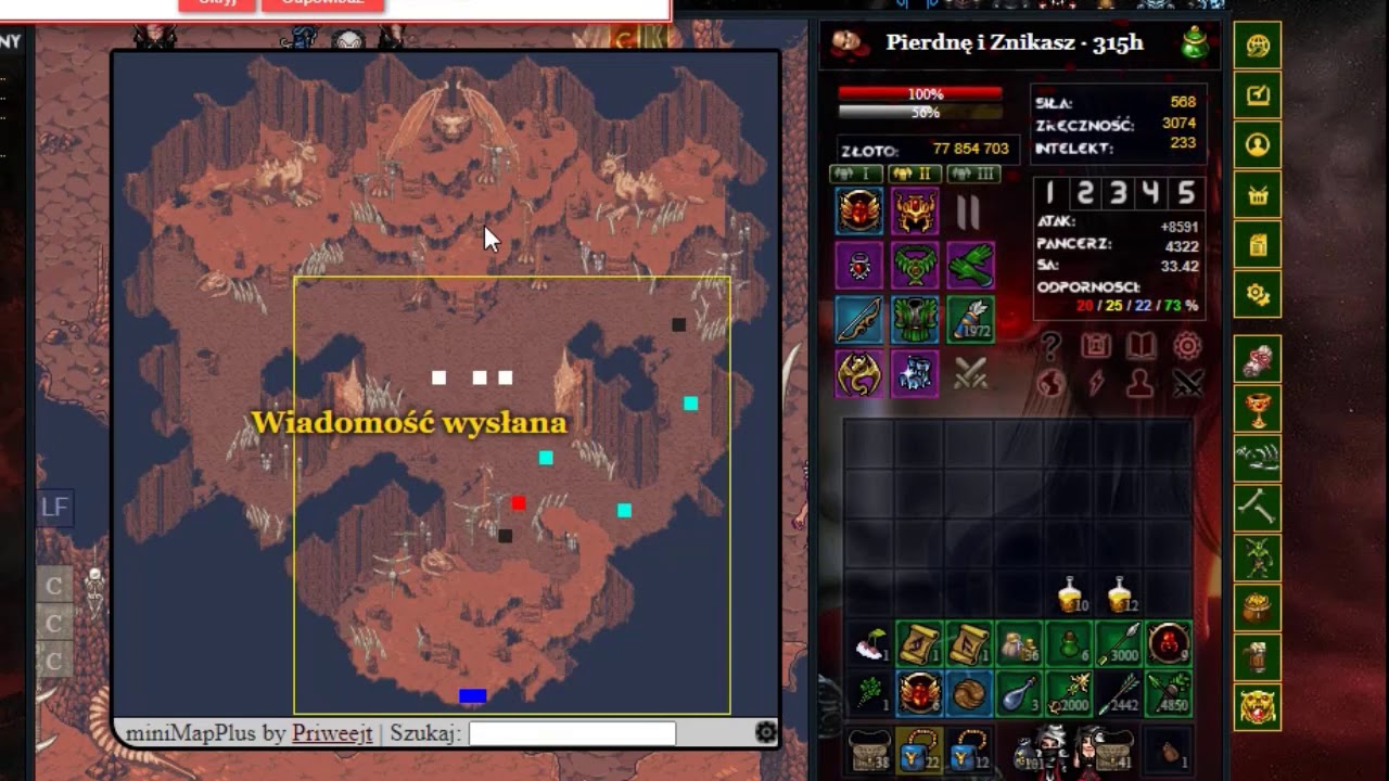 Margonem [Unia] Zoons i pvp na topce