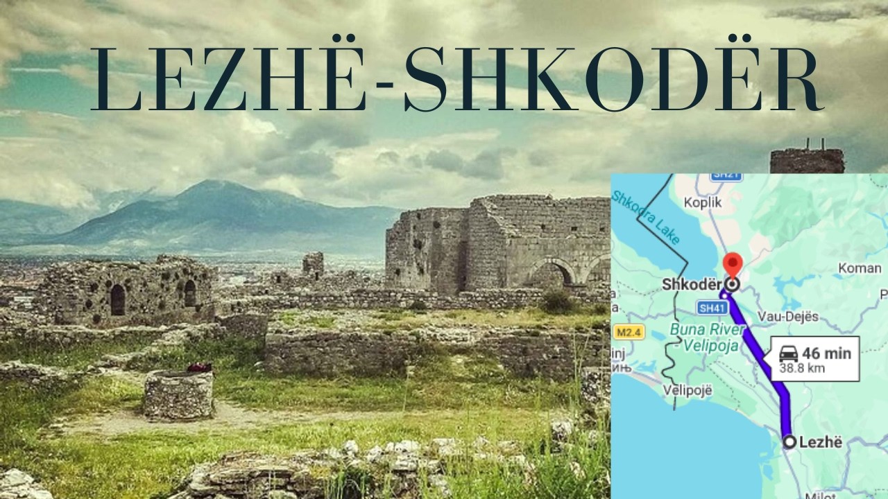 Driving from Lezhë to Shkodër | Northern Albania Road Trip 🇦🇱