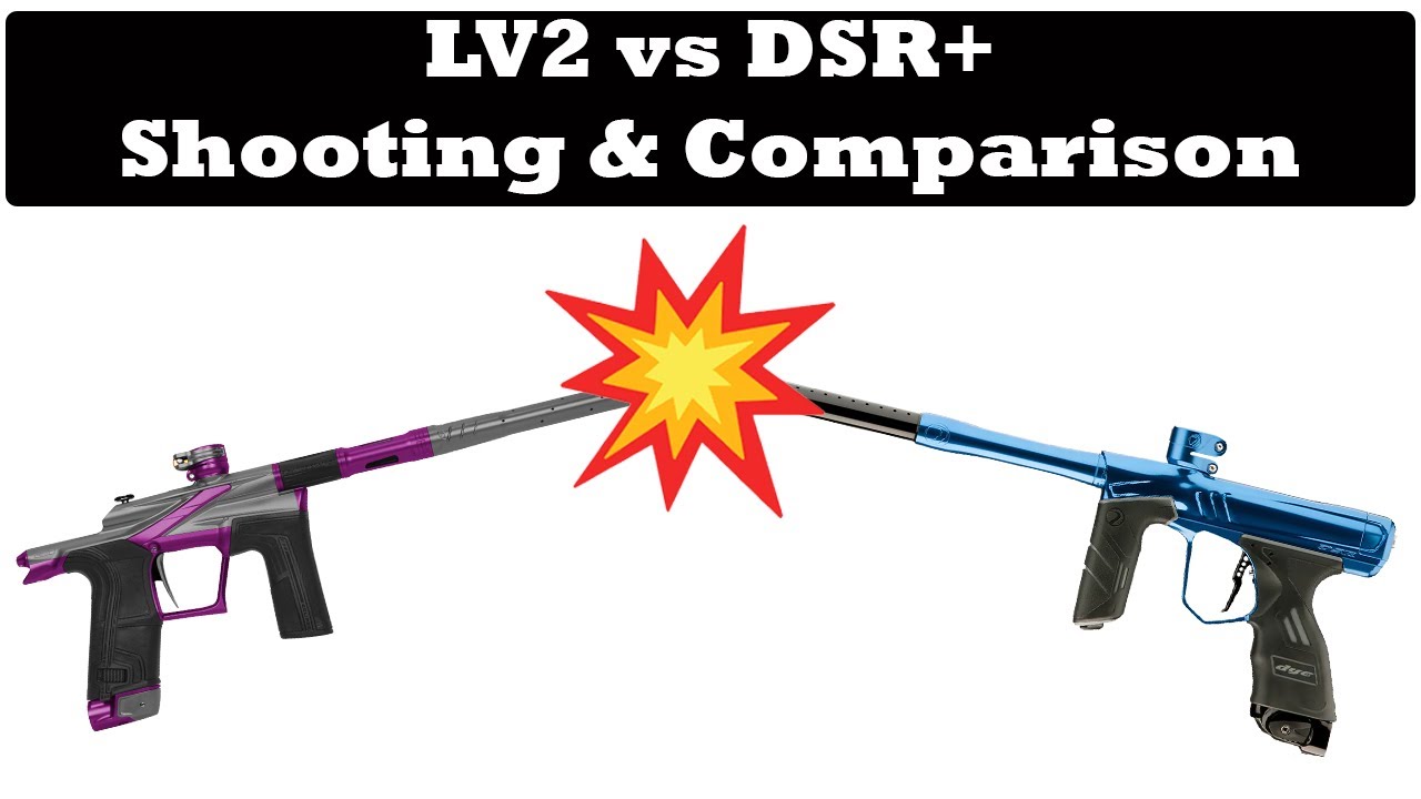 Planet Eclipse LV2 vs Dye DSR+ | Shooting & Overview Comparison from Punishers Paintball