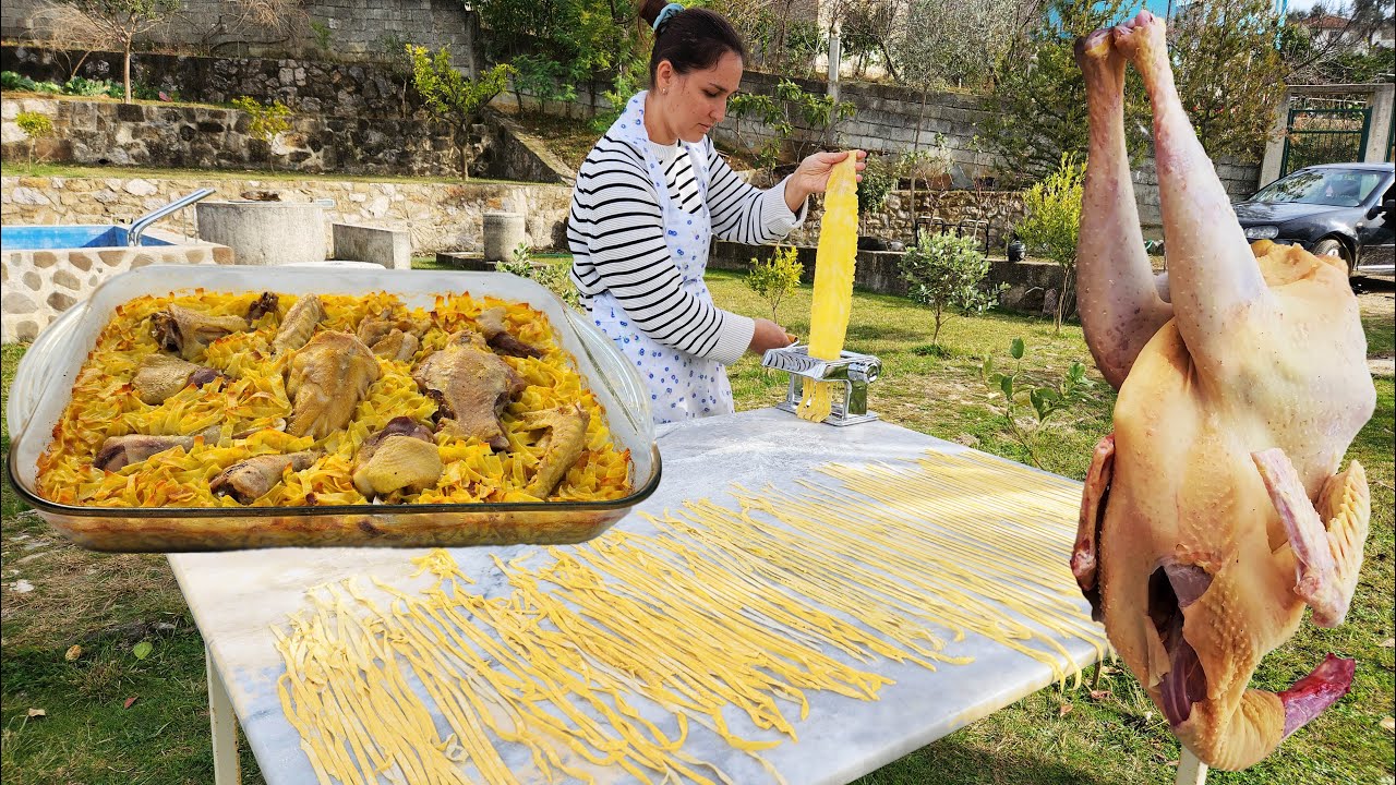 Jufka me mish pule - Jeta në Fshat - Albanian Village Life